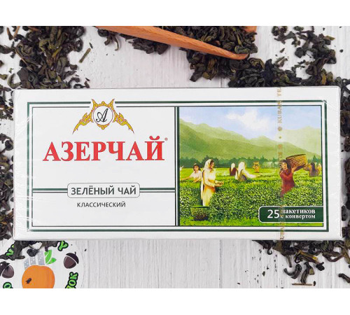 Азерчай зелёный 25 пакетиков