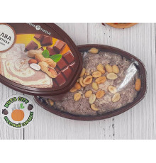 Халва кунжутная с какао и арахисом 280гр