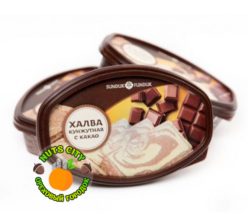 Халва кунжутная с какао и арахисом 280гр