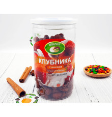 Клубника натуральная сушеная в банке 400гр
