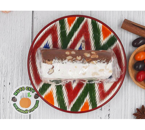 Кос халва молочно-шоколадная с арахисом