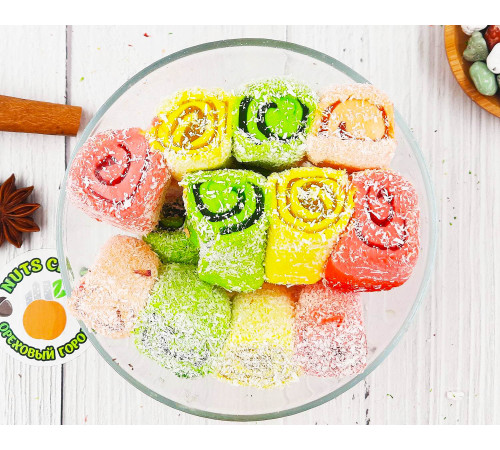 Рахат-Лукум рулет с ароматом фруктов