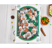 Конфеты "курага с грецким орехом" глазированные