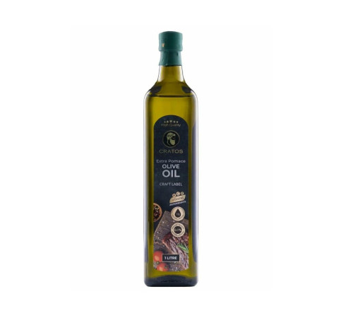 Масло оливковое Сratos Extra Pomace Olive oil, высший сорт, Греция, 1 л